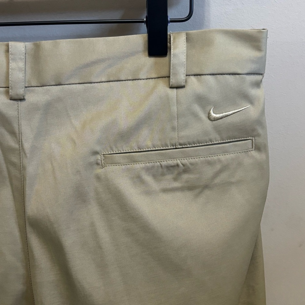Nike Golf Shorts Mens 40 Tan Khaki Tour Performance Dri-Fit Pocket Active Light